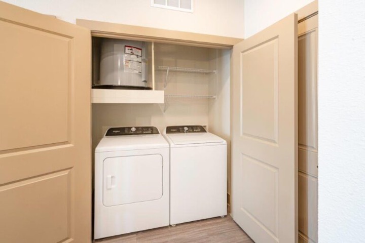 In-home laundry at The Duvall